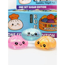 Load image into Gallery viewer, Love and Repeat - 24pcs Mini Glitter Dumpling Squishy with Steamer: MIX COLOR / ONE(24)