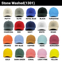 Load image into Gallery viewer, Fashion City - (NEW) Custom Embroidery Baseball Cap: Stone Washed