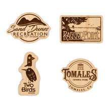 Load image into Gallery viewer, Steamer Lane Design - Custom Wood Magnets