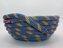 Load image into Gallery viewer, Climber Crafts - Handmade Upcycled Climbing Rope Bowl - Medium: Multiple Colors