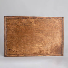 Load image into Gallery viewer, Rustic Marlin - Script Personalized Wooden Serving Tray: Natural
