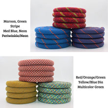 Load image into Gallery viewer, Climber Crafts - Handmade Upcycled Climbing Rope Coasters Set of: Multiple Colors