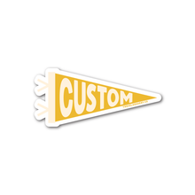 Load image into Gallery viewer, traveldashery - Custom pennant sticker: Block lettering
