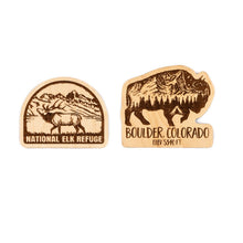 Load image into Gallery viewer, Steamer Lane Design - Custom Wood Magnets