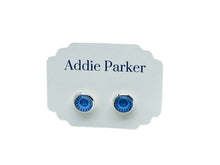 Load image into Gallery viewer, Addie Parker - BLUE MANDALA Stud Earrings