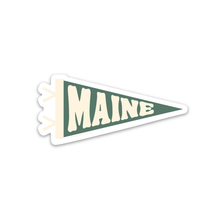 Load image into Gallery viewer, traveldashery - Maine pennant sticker