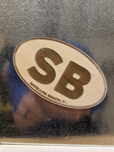 Load image into Gallery viewer, Orion Laser Creations - Oval City Abbreviations Wooden Magnets - Made in the USA!