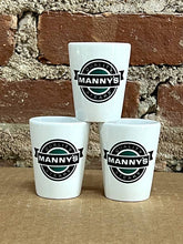 Load image into Gallery viewer, B.Berish - 1.5oz Logo Shot Glass: White With Black Accent
