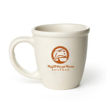 Load image into Gallery viewer, Mercantile 12 - Custom BRAND OR LOGO 14 oz Matte Cream Ceramic Bistro Mug