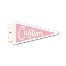 Load image into Gallery viewer, traveldashery - Custom pennant sticker: Block lettering