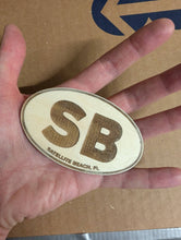 Load image into Gallery viewer, Orion Laser Creations - Oval City Abbreviations Wooden Magnets - Made in the USA!