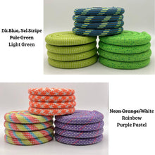 Load image into Gallery viewer, Climber Crafts - Handmade Upcycled Climbing Rope Coasters Set of: Multiple Colors