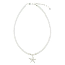 Load image into Gallery viewer, World End Imports Jewelry &amp; Gifts - Metal Starfish Fimo 16" Necklace-6pcs
