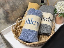 Load image into Gallery viewer, The Loom Wholesale - Personalized Beach Towel for Bachelorette Party Favors: Mint / Beach Towel
