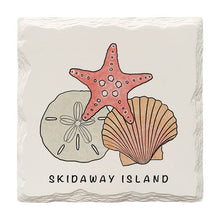 Load image into Gallery viewer, The Doodle Brand - Customizable Triple Shells | Hand-Drawn | Drink Coaster: Beach &amp; Coastal
