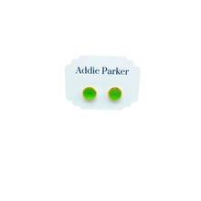 Load image into Gallery viewer, Addie Parker Jewelry - Small Sea Glass Stud - Light Green (SG 41)
