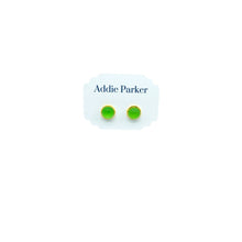 Load image into Gallery viewer, Addie Parker Jewelry - Small Sea Glass Stud - Light Green (SG 41)

