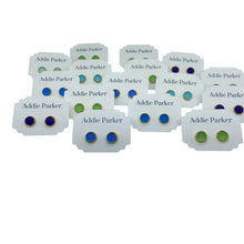 Load image into Gallery viewer, Addie Parker Jewelry - Four Pack Stud Seaglass Earrings - Gold (SG 55)
