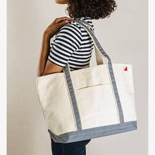 Load image into Gallery viewer, ShoreBags - Classic Canvas Tote Bag Medium Private Label: Cobalt
