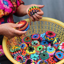 Load image into Gallery viewer, Lumily - Knit Multicolor Footbag Stress Ball Hacky Bag Crochet Sack - Guatemala | Mexico
