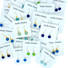 Load image into Gallery viewer, Addie Parker Jewelry - Four Pack Small Seaglass Earrings - Silver (SG 52)
