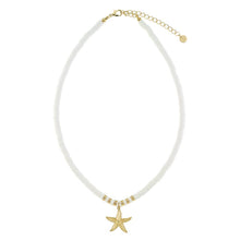Load image into Gallery viewer, World End Imports Jewelry &amp; Gifts - Metal Starfish Fimo 16" Necklace-6pcs
