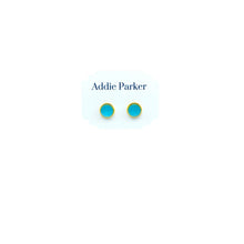 Load image into Gallery viewer, Addie Parker Jewelry - Small Sea Glass Stud - Light Blue (SG 39)
