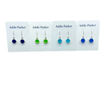 Load image into Gallery viewer, Addie Parker Jewelry - Four Pack Small Seaglass Earrings - Silver (SG 52)
