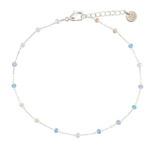 Load image into Gallery viewer, World End Imports Jewelry &amp; Gifts - Dainty Glass crystal Anklet-12pcs
