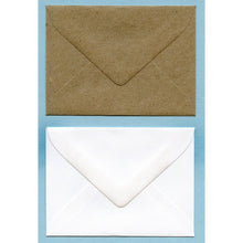 Load image into Gallery viewer, Zucchini Fish - Wave Birthday Cake Enclosure Card: White Envelope
