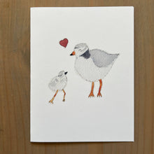 Load image into Gallery viewer, Zucchini Fish - Piping Plover Love Blank Card
