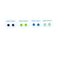 Load image into Gallery viewer, Addie Parker Jewelry - Four Pack Stud Seaglass Earrings - Gold (SG 55)
