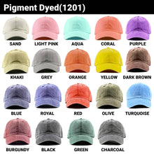 Load image into Gallery viewer, Fashion City - (NEW) Custom Embroidery Baseball Cap: Stone Washed
