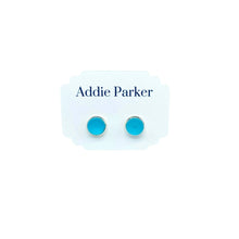 Load image into Gallery viewer, Addie Parker Jewelry - Small Sea Glass Stud - Light Blue (SG 38)
