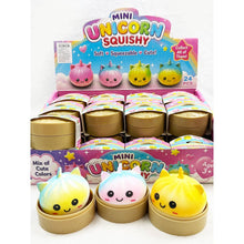 Load image into Gallery viewer, Love and Repeat - Mini Unicorn Mystery Dumpling Squishy with Steamer: MIX COLOR / ONE(24)
