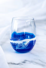Load image into Gallery viewer, Fala &amp; Co. - Ocean Resin Stemless Wine Glass: True Blue
