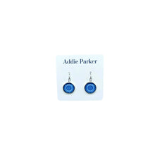 Load image into Gallery viewer, Addie Parker Jewelry - Blue Mandala Lever Back Earrings E 172
