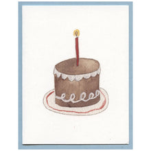 Load image into Gallery viewer, Zucchini Fish - Hostess Birthday Cake Blank Card
