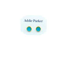 Load image into Gallery viewer, Addie Parker Jewelry - Small Sea Glass Stud - Light Blue (SG 39)
