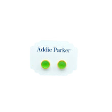 Load image into Gallery viewer, Addie Parker Jewelry - Small Sea Glass Stud - Light Green (SG 41)

