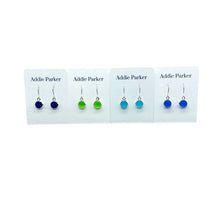 Load image into Gallery viewer, Addie Parker Jewelry - Four Pack Small Seaglass Earrings - Silver (SG 52)
