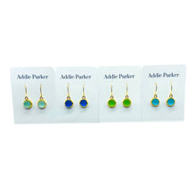 Load image into Gallery viewer, Addie Parker Jewelry - Four Pack Small Seaglass Earrings - Gold (SG 53)

