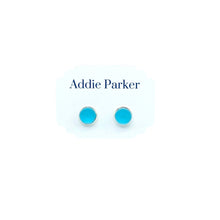 Load image into Gallery viewer, Addie Parker Jewelry - Small Sea Glass Stud - Light Blue (SG 38)
