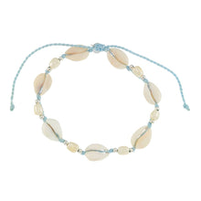 Load image into Gallery viewer, World End Imports Jewelry &amp; Gifts - Adjustable Cowrie Shell &amp; Pearl Anklet-12pcs
