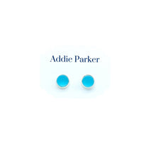 Load image into Gallery viewer, Addie Parker Jewelry - Small Sea Glass Stud - Light Blue (SG 38)
