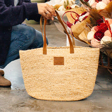 Load image into Gallery viewer, ShoreBags - Jute Seagrass Island Beach Tote
