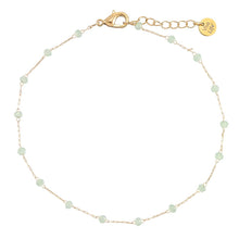Load image into Gallery viewer, World End Imports Jewelry &amp; Gifts - Dainty Glass crystal Anklet-12pcs
