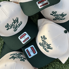 Load image into Gallery viewer, Upside Down Vintage Trucker Hat Navy/White

