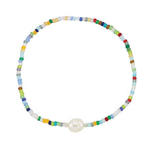 Load image into Gallery viewer, World End Imports Jewelry &amp; Gifts - BR Frosted Multi Seedbead/Freshwater Pearl-12
