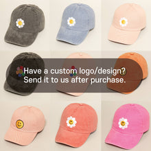 Load image into Gallery viewer, Fashion City - (NEW) Custom Embroidery Baseball Cap: Stone Washed
